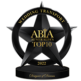 ABIA top 10 award 2022 for roll up in style wedding cars